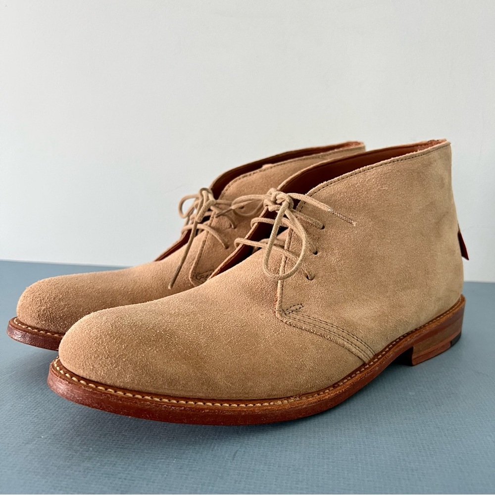 Gorilla USA Union Made Chukka Tan Suede Leather Dress Boots - Picture 2 of 12